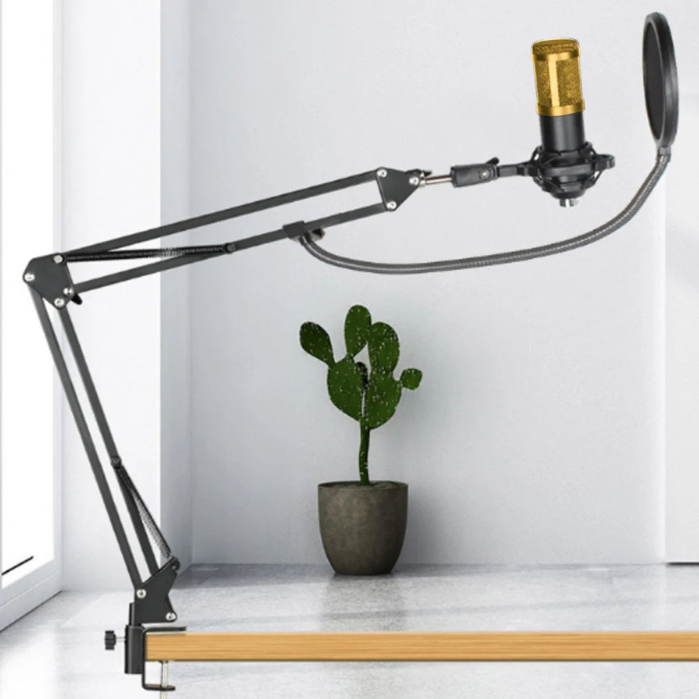 Podcast Equipment Bundle with BM800 Microphone and V8 Sound Card Podcast Microphone Bundle for  Windows Gaming Live Streaming