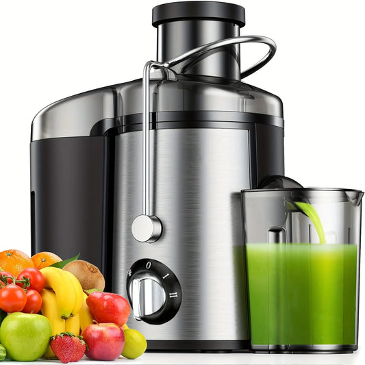 Multi-function Juicer, Juice Blender, Mixer, Food Processor, 3-inch Wide-mouth Juicer Extractor For Vegetables And Fruits, 3