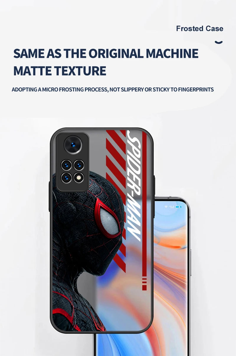 Bat Spider Man Venom Hulk Case For Xiaomi Redmi Note 14 13 12 11 Pro Plus 5G 12S 11S 10S 10 9 Redmi 14C 13C 12C 12 4G A3 A3X