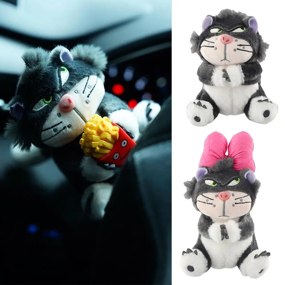 Cute Cat Plush Doll Creative Gift Car Windshield Wiper Decorations Home Decoration Universal Auto Accessories