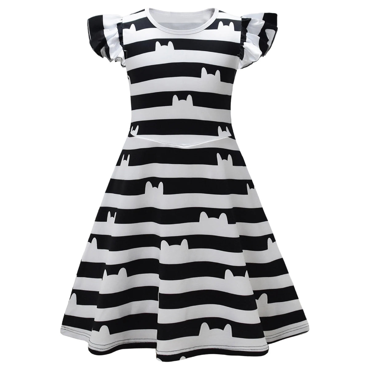 Vestido De Gabby's Dollhouse Clothes Kids Gabbys Cats Cosplay Costume Toddler Girls Carnival Birthday Party Dress with Headband