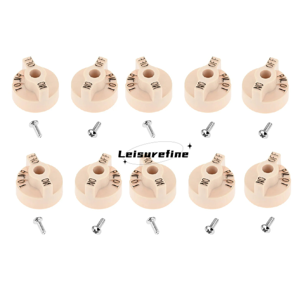 10pcs 1751-012 Gas Valve Knob Temperature Control Part 700-506 Replace for Robertshaw Thermostat American Range Fryer Fireplace