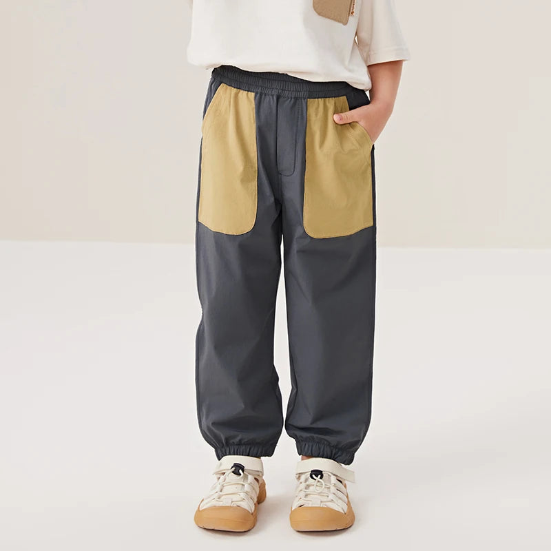 Mini Bala Long Pants Kids Casual Pants 2024 Summer Quick-Dry Cool-Feeling Long Pants