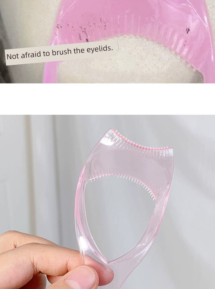 Eyelash Aid Mascara Painting Eyeliner Brush Baffle Three-in-One Makeup Tools Newbie Beginner Eye Makeup Board