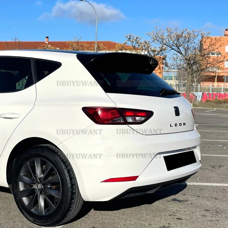 For Seat Leon MK3 5F Top Spoiler leon 5 Dr 2013 - 2020 MK3.5 5F FR For Back Gloss Windbreaker All Color Choices