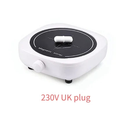 Magnetic Stirrer Mini Lab Stir Mixer Portable Stirrer Plate with Stir Bar 2L 4000RPM for Laboratory