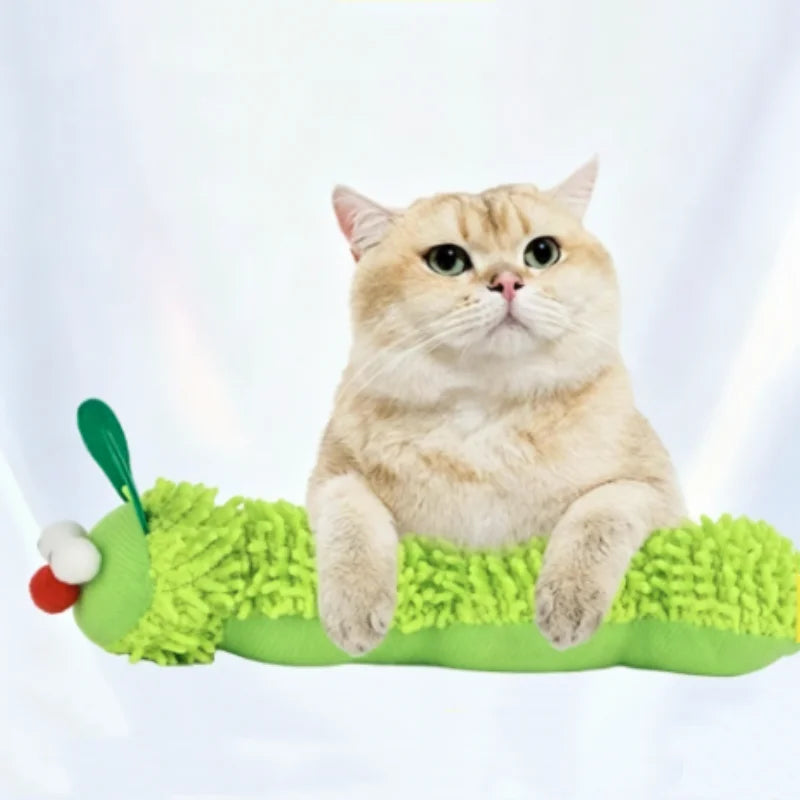 Pet Plush Cat Toy for Boredom Relief Scratch Bite Resistant Small Animal Playtime Accessory Self-Pleasure Amusing