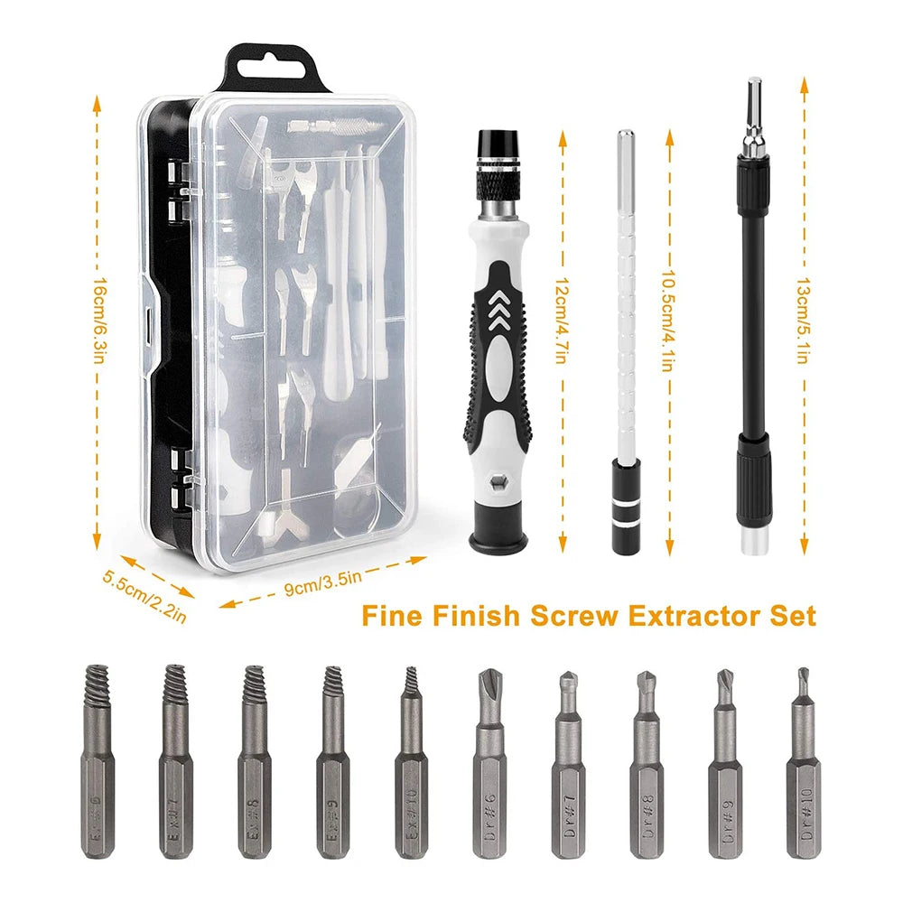 Screwdriver Set Precision Magnetic Screw Driver Bits Torx Hex Bit Handle Mobile Phone Repair Screwdrive Kit Hand Tools