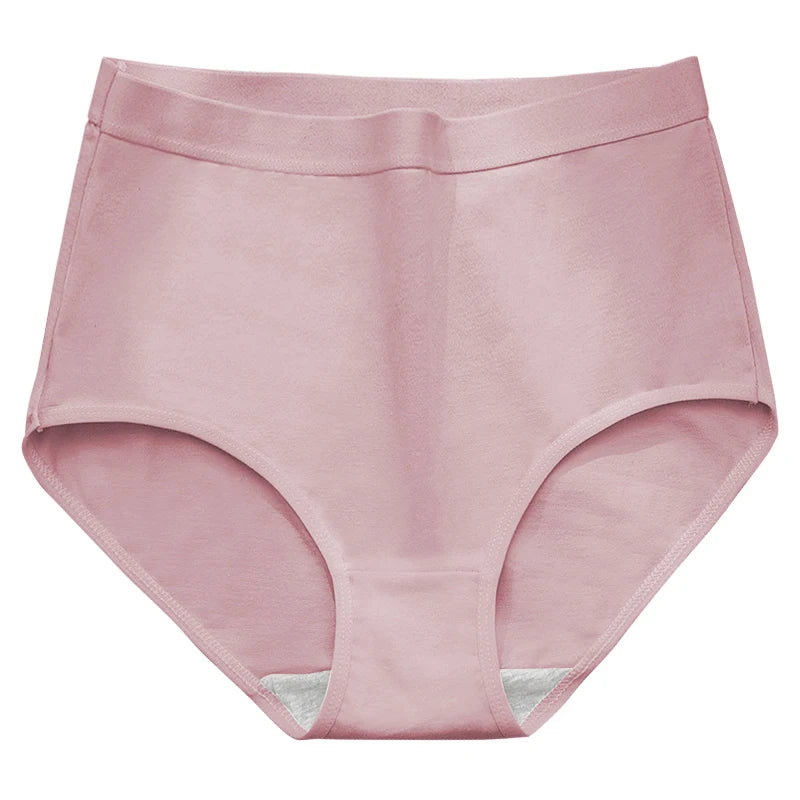 12Pcs Cotton Panties  Women Plus Size comfortable Underwear High Waist Abdominal Briefs Female Girl Postpartum Recovery lingerie