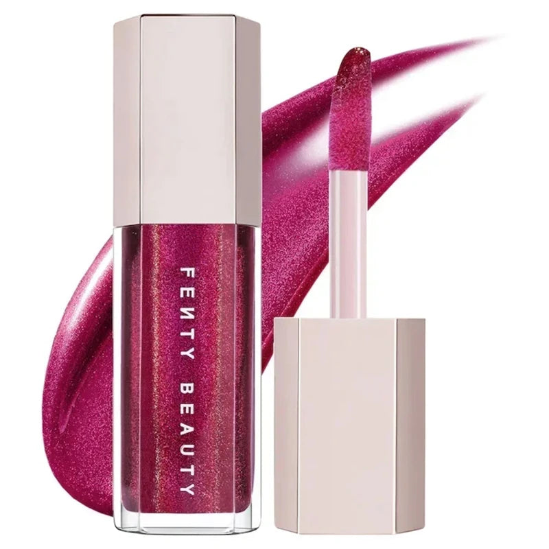 Fashion Fenty Beauty Lip Glaze Moisten Shine Glitter Lip Plumper Makeup For Beginner Liquid Lipstick Female Makeup Cosmetics