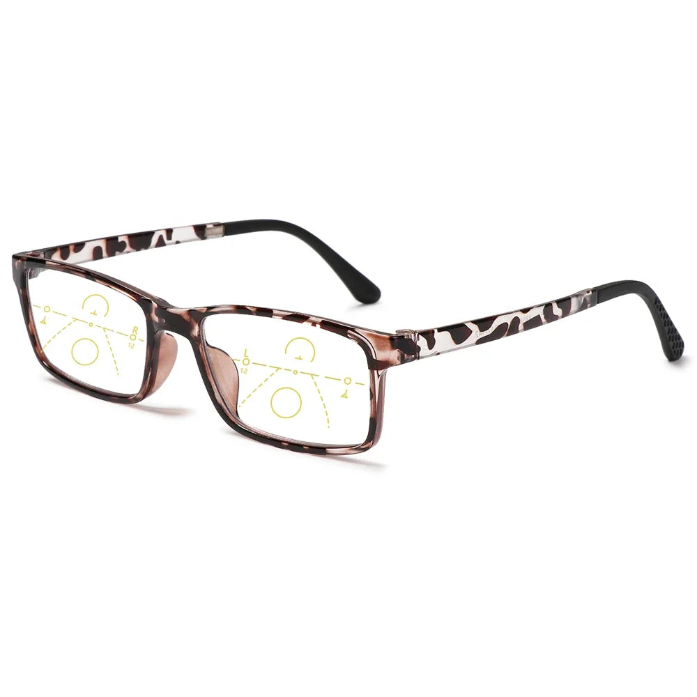 Intelligent Multifocal Progressive Reading Glasses for Men Women Near and Dual-use Anti-Blue Light Eyewear Очки Для Зрения