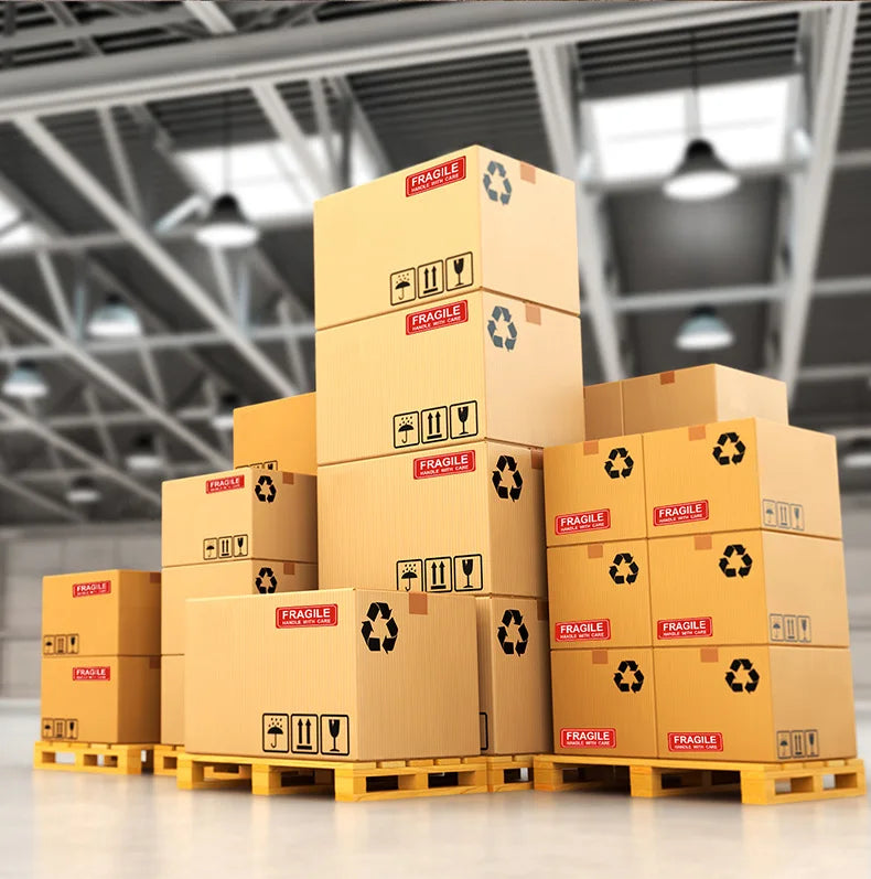 Fragile English stickers with easily torn and fragile labels