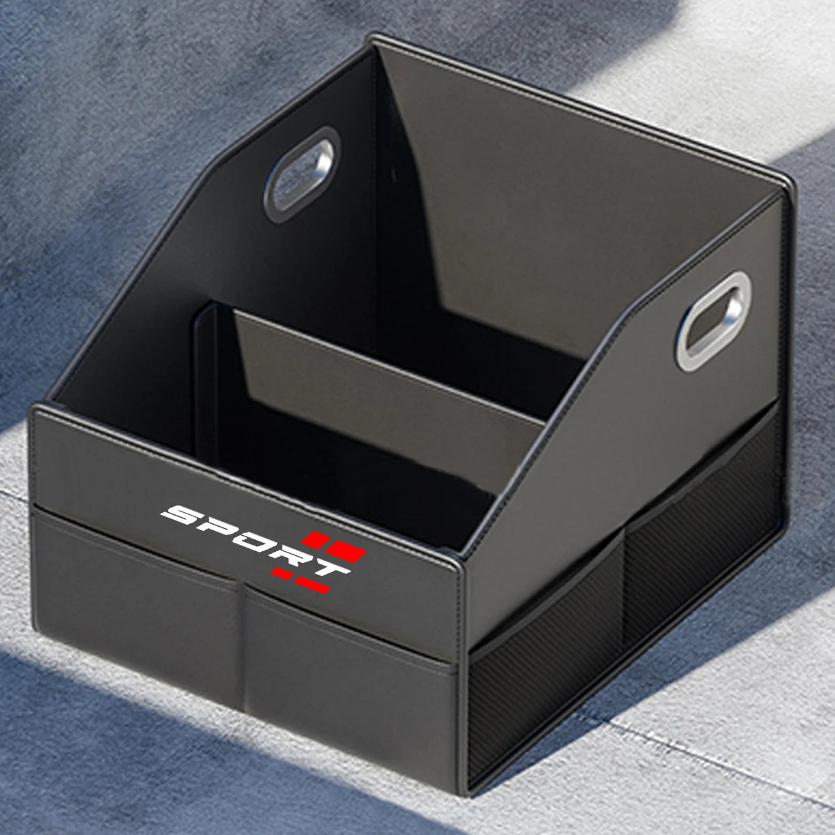 Universal Car Trunk Organizer Box Collapsible Multi Compartment Car Organizer