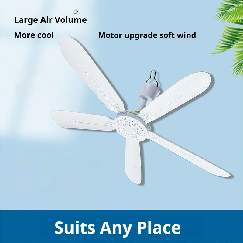 220V AU/EU/UK Silent 5 Leaves Ceiling Canopy fan with 1.8m switch Hanging Fan for Camping Bed Dormitory Tent  celling fan