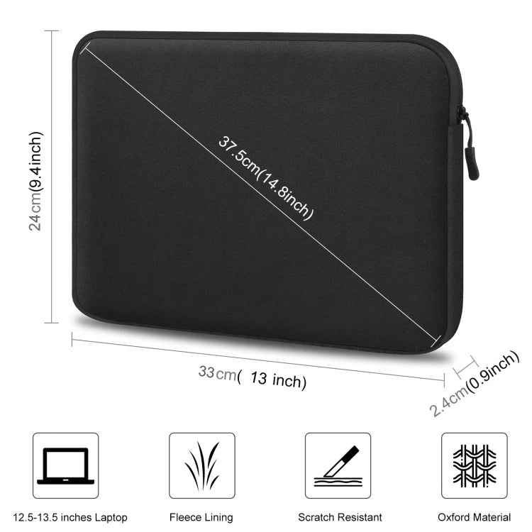 HAWEEL 16 15 13 inch Laptop Sleeve Case Zipper Briefcase Bag for 15-16.7 14-15 12.5-13.5 inch Laptop Bag