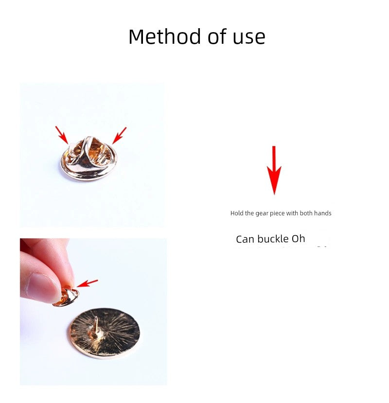 INS Japanese Style Black and White Cat Schoolbag Couple Brooch