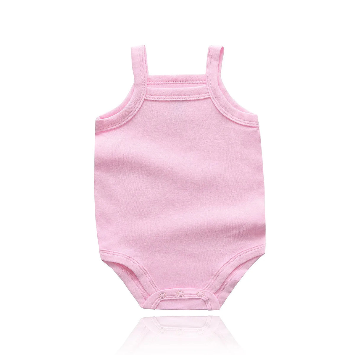 3PCS/SET Summer Baby Girl Clothes Cotton Material Vest Baby Jumpsuit Solid Color Soft And Comfortable Newborn Baby Bodysuit