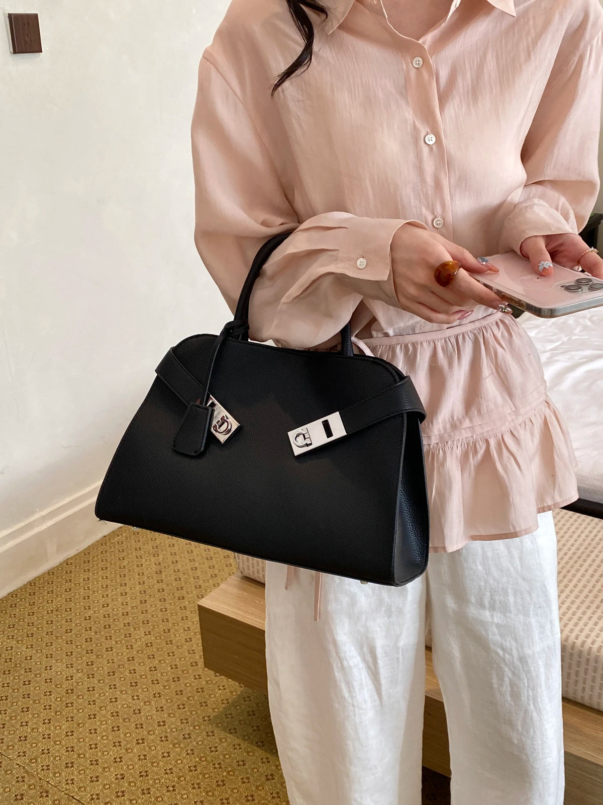 Luxury Brand Diaper Bag, Famous Designer Popular Classic Elegant, Leather Ladies Shoulder Messenger Purse