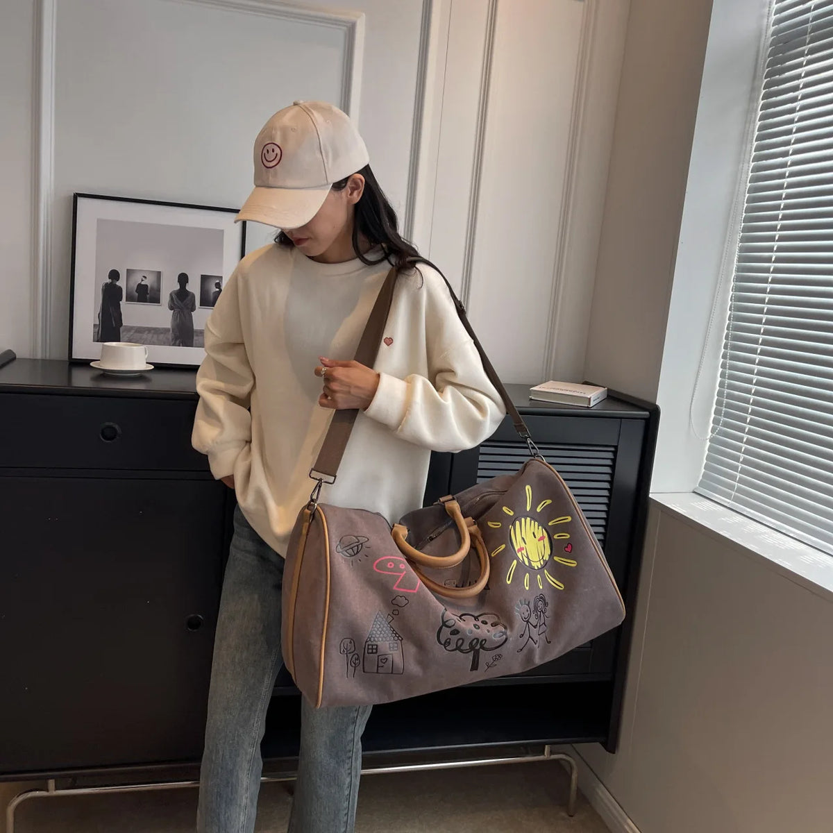 Large Capacity Travel Bag Fitness Handbag Crossbody Bag for Women Duffle Bag Carry on Luggage Bolso Marca Lujo Сумка Женская Sac