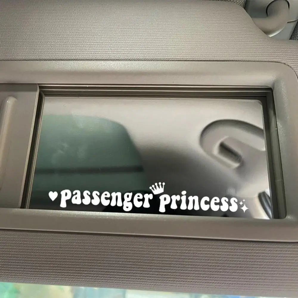 Passenger Princess Passenger Princess Car Stickers Self Adhesive Reflective Passenger Princess Sticker Personality Funny