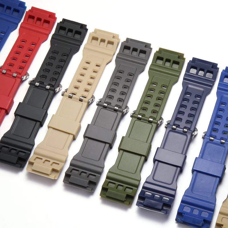 Watchband Accessories Resin Strap Suitable for Casio Mudmaster GG1000 GWG100 GSG100 Men Watch Band