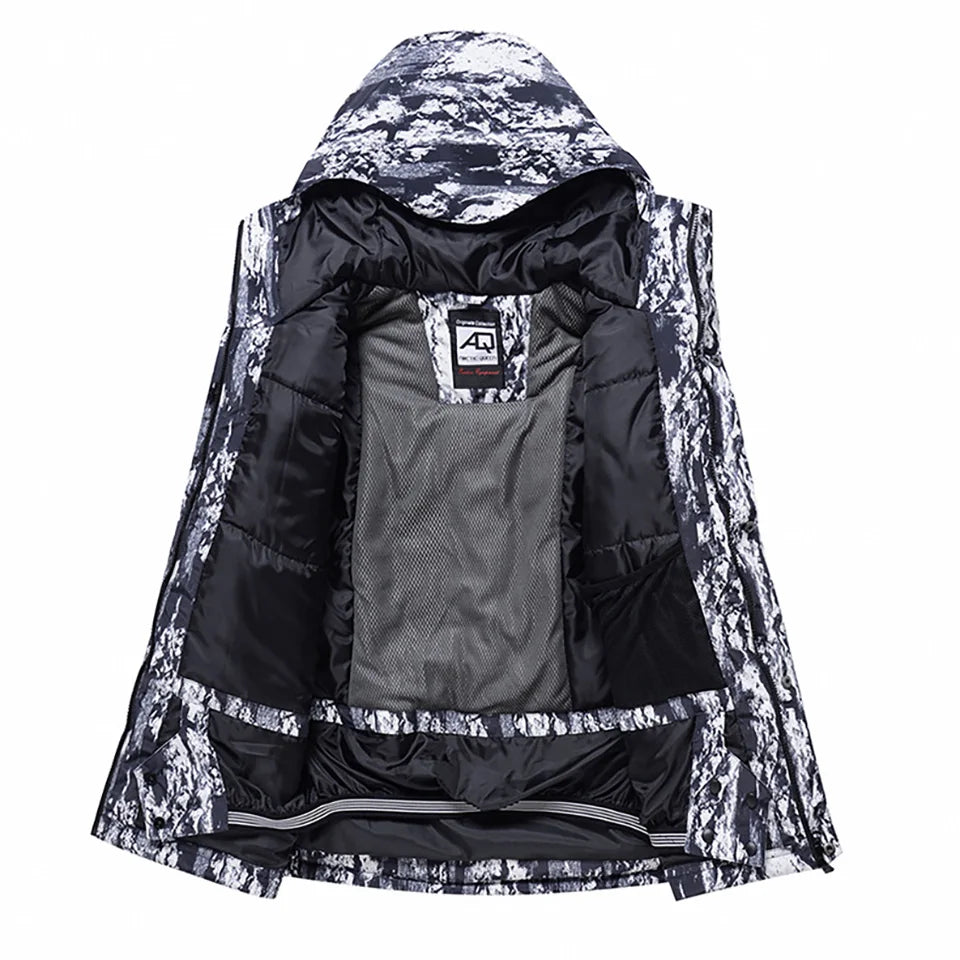 Winter Ski Suit for Men Outdoor Sports Warm Windproof Waterproof Snow Jackets Pants Male Ski Equipment Snowboard Jacket SK032