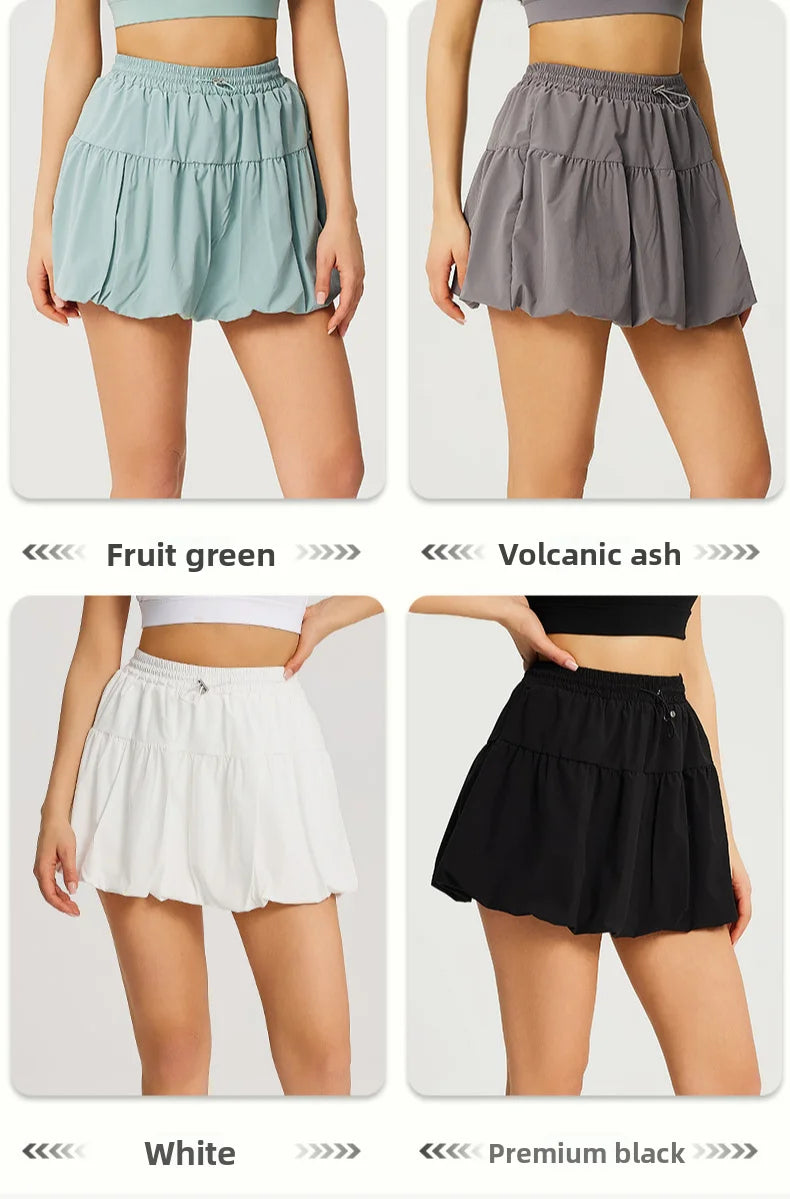 Women High Waist Sports Short Skirt Lined Shorts Fitness Yoga Quick Dry Running Sport Skirts Tennis Skirt Golf Wear for Women