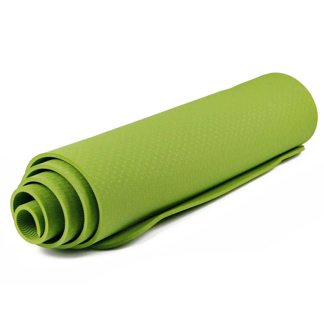 TPE Yoga Mat 173*57cm Eco-friendly Non-Slip Exercise & Fitness Mat for Men&Women with Carrying Strap, Home Workout Mat for Yoga
