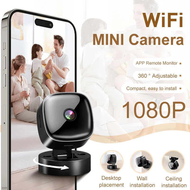 Mini Camera 1080p HD Wireless Micro Camcorders Night Version Voice Video Security Surveillance Wifi Cameras Smart Home