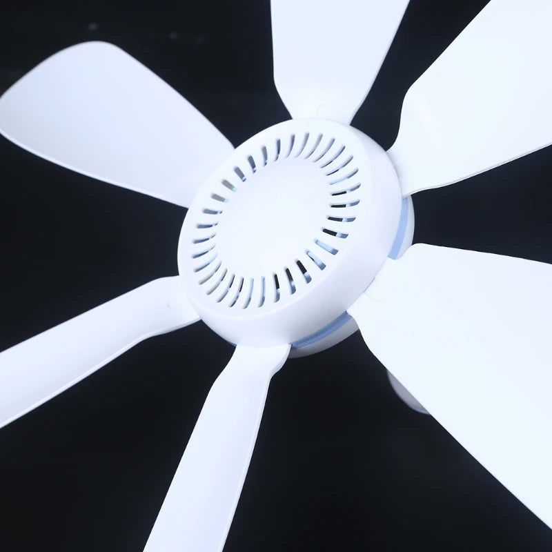220V 20W 6 Leaves Ceiling Fan 16.5inch Silent Household Bedroom Hanging Fan Drop Shipping