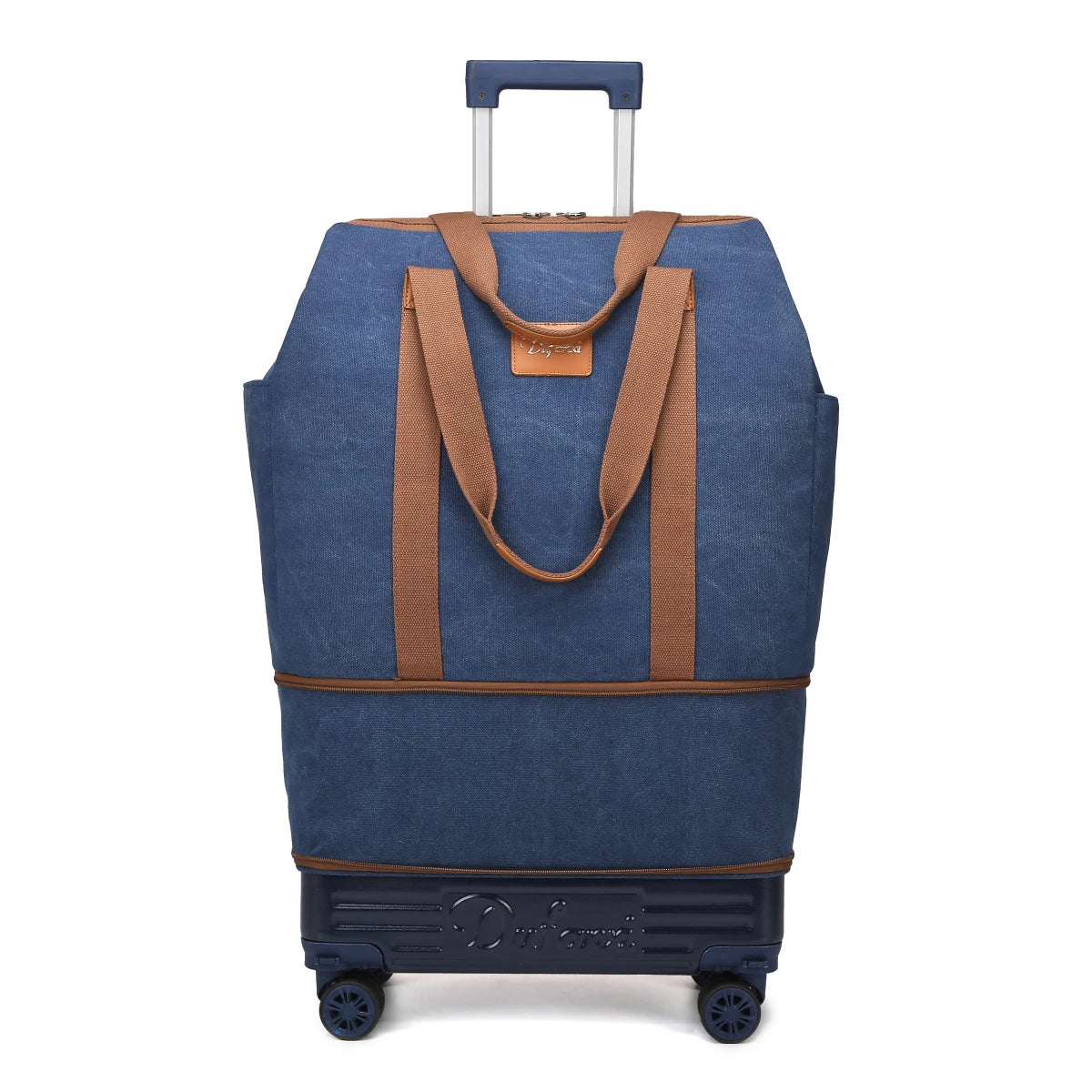 Pulley Luggage Bag, Universal Wheel Travel Bag, Foldableable Suitcase, Lightweight Trolley Bag, Large Capacity Hand-Pulled Backpack, Travel Cosmetics Bag