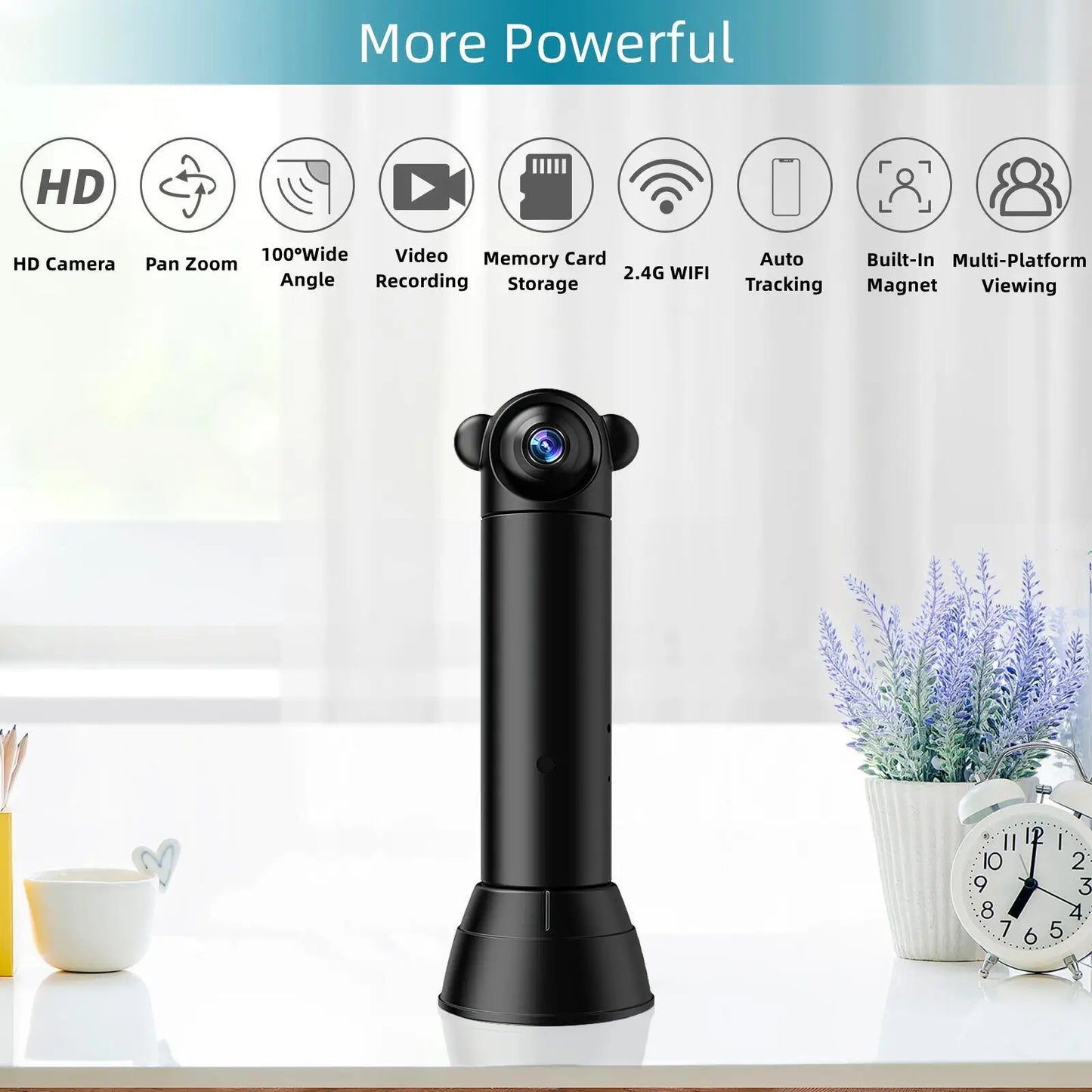 Mini WiFi Camera 1080P HD Baby Monitor Indoor Surveillance Night Vision Motion Detection Wireless IP Camera Security