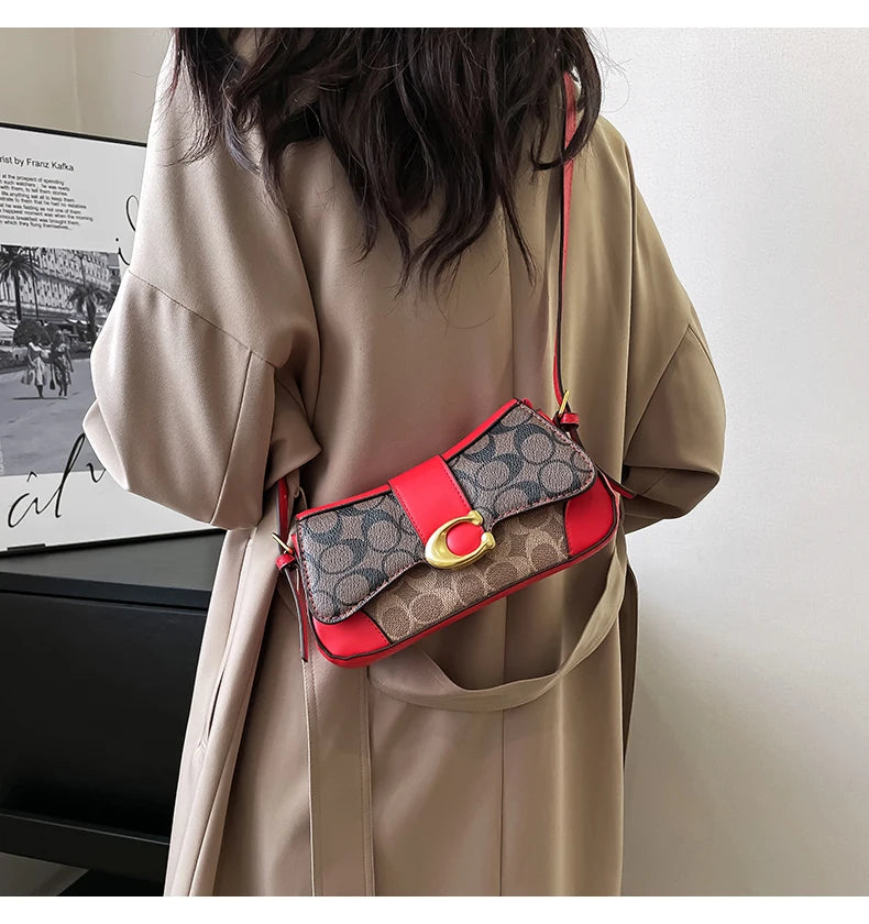 Graceful Retro Diaper Bag Women's Bag Airport Lounge Wait Exquisite Stylish Glamorous Timeless Versatile Practical Organized