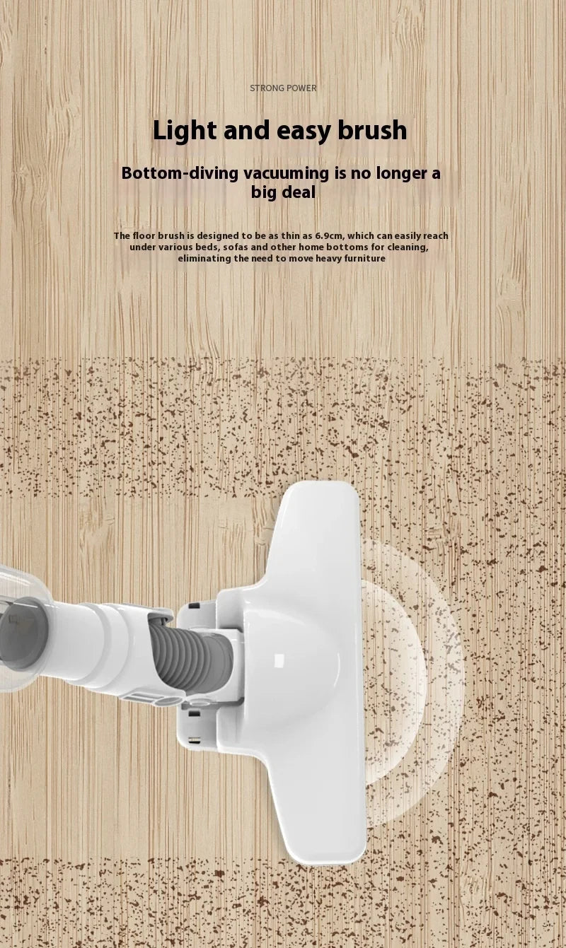 HOMEFISH Portable Handheld Household Vacuum Cleaner Wireless Strong Suction Multi-Function and Car Vacuum Cleaner