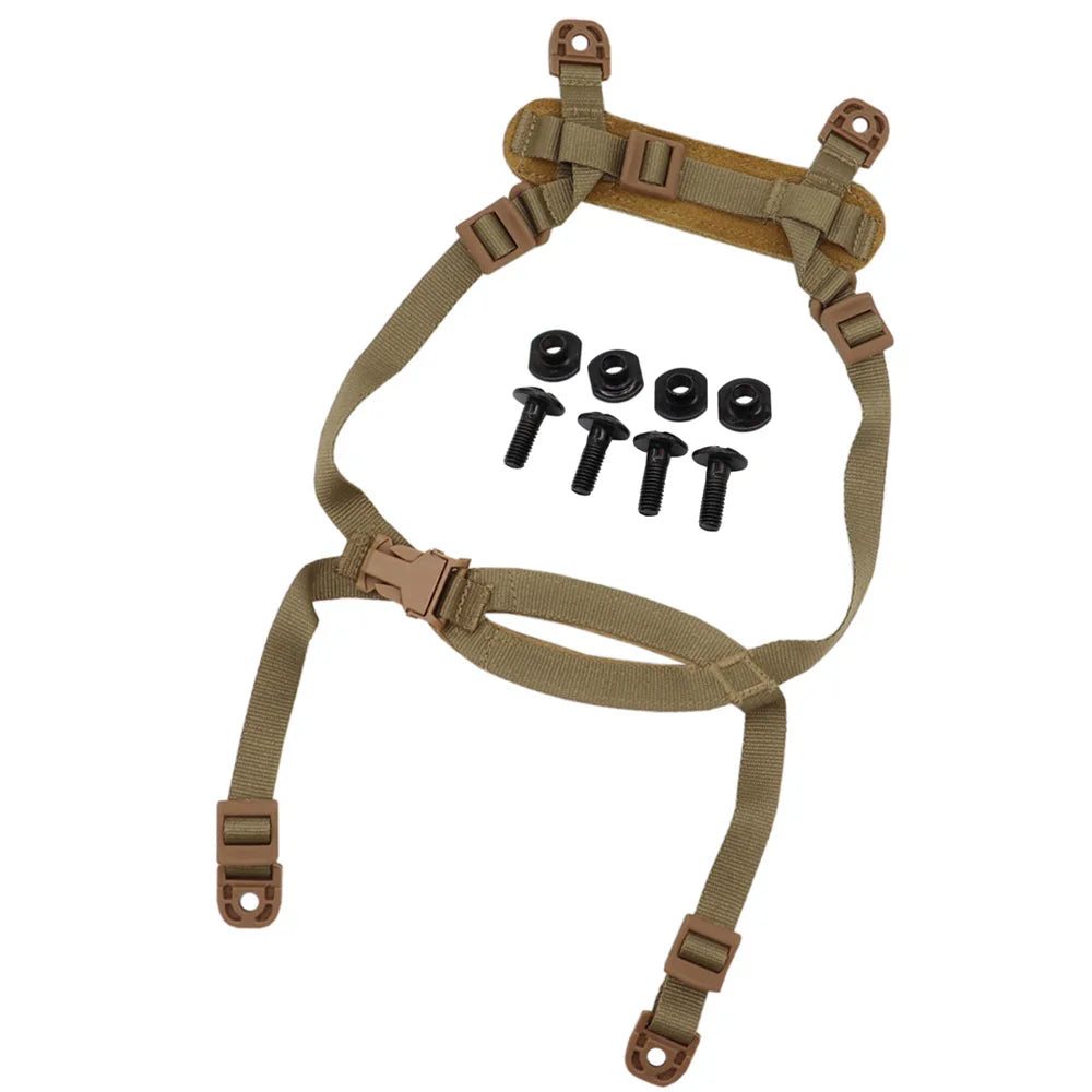 Tactical Helmet Retention System H-Nape Chin Strap For MICH /ACH AF PASGT/M88 Helmet Accessories