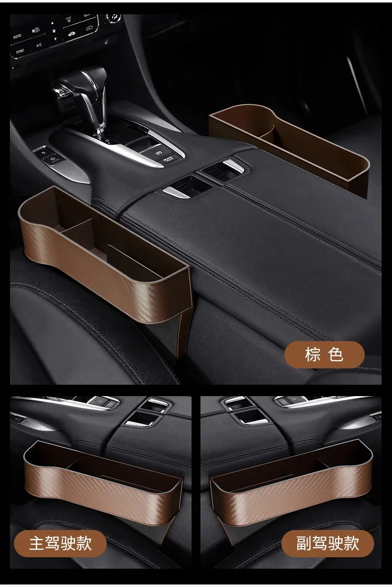 Car Seat Organizer Crevice Storage Box Car Organizer Gap Slit Filler Holder For Wallet Phone Slit Pocket Auto Car Accessories