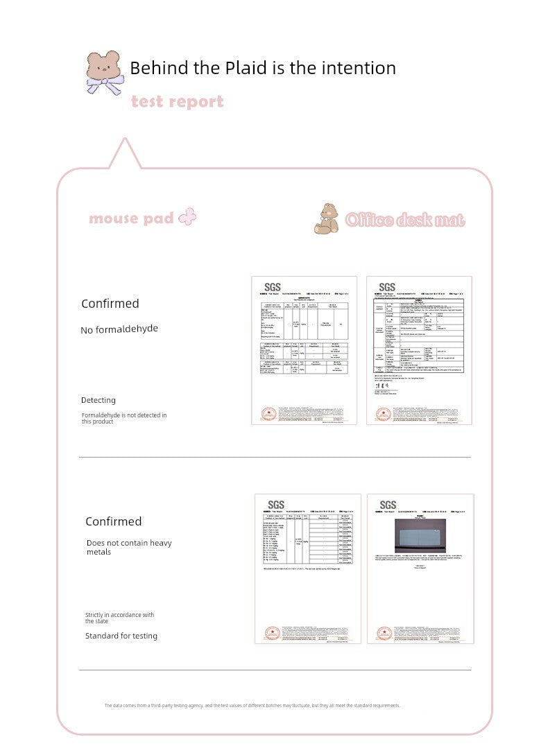 Huixiang Puppy Mouse Pad Oversized Girl Good-looking Office Computer Keyboard Desktop Station Table Mat Cute