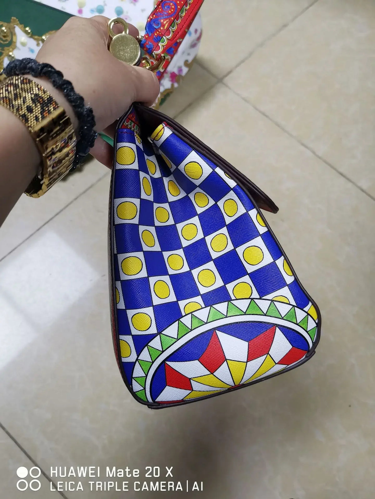 Luxury Women Bags Leather Vintage Painting Art Purse Handbags Girl Shoulder Bag Fashion Cross Body Messenger Bag Female Totes