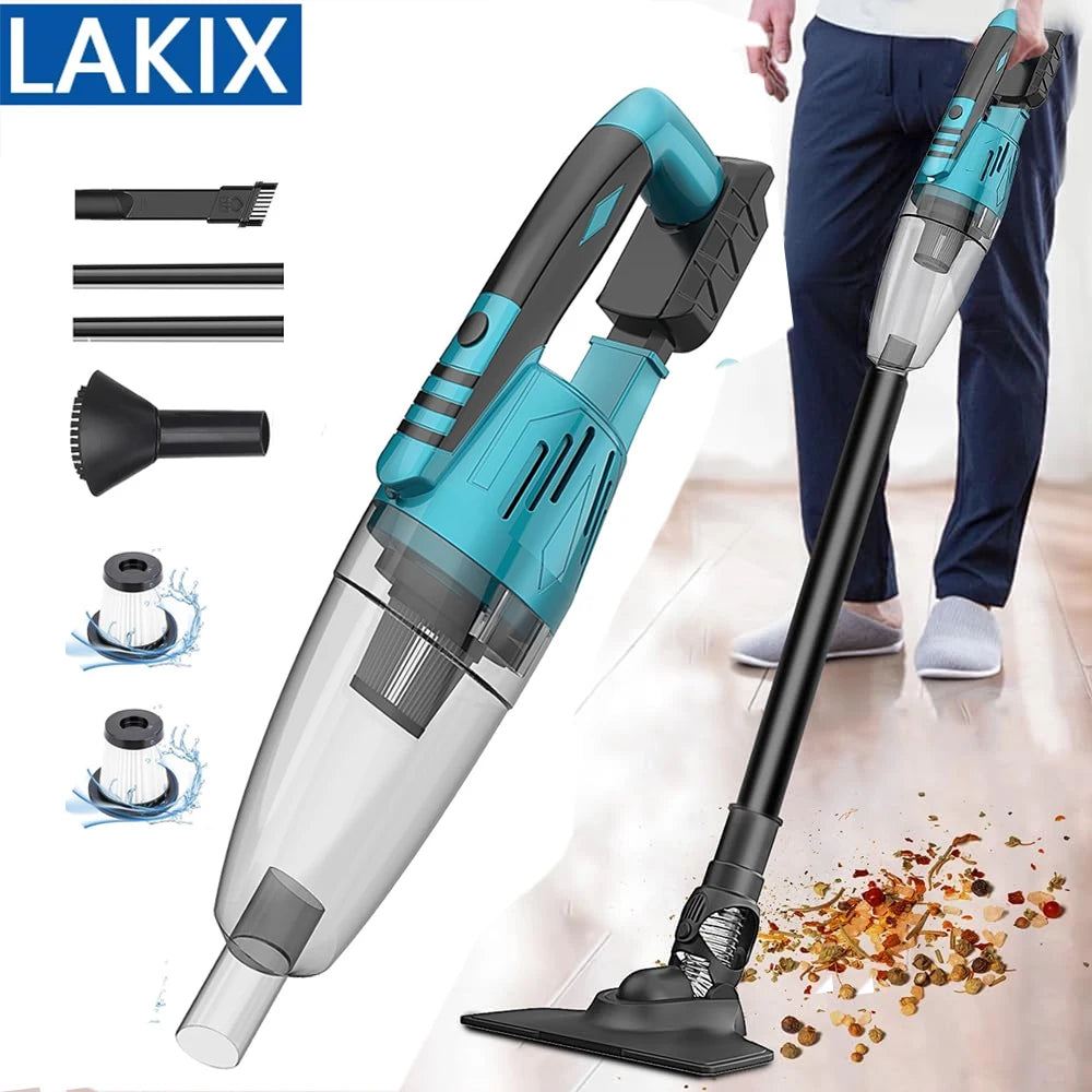 Wireless Car Vacuum Cleaner,Compatible with Makita 18V BL1830,2-in-1 Handheld Vacuum Cleaner,with 3 Filter,Lightweight,for Clean