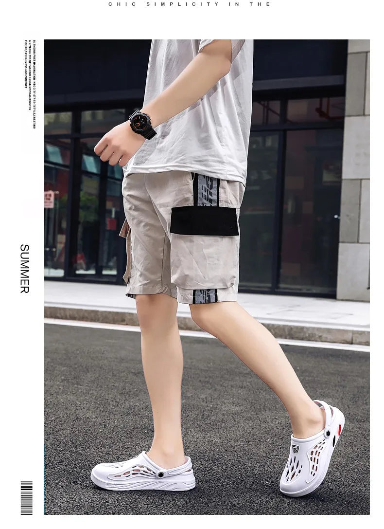 Large Size 36-49 Trend Summer Sandals For Men White Comfortable EVA Casual Clogs Man Lightweight Anti-slip Men's Beach Slippers