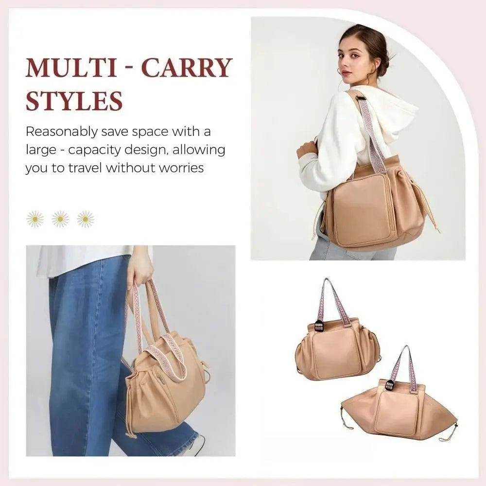 Multifunctional Travel Storage Bag Lightweight Large Capacity Women's Backpack Oxford Cloth Waterproof Tote Bag
