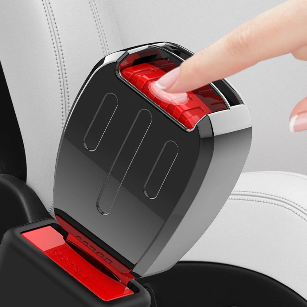 1/2PCS Car Seat Belt Clip Extender Auto Safety Belt Extension Thick Insert Socket Extender Safety Buckle Seat belt buckle plug