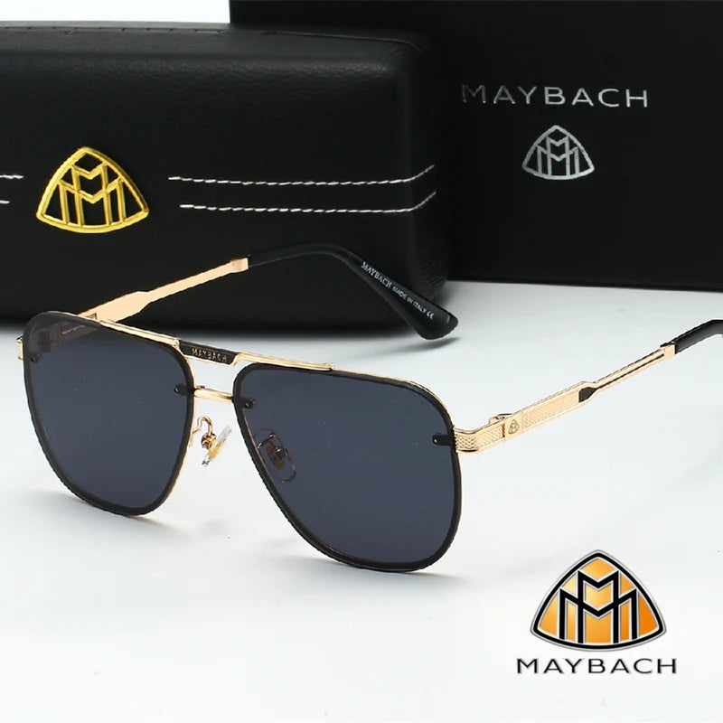 MAYBACH Sunglasses Luxury brand UV400 Protection for Men and women Classic Sun Glasses High Quality Eyewears Pilot Goggle 6830