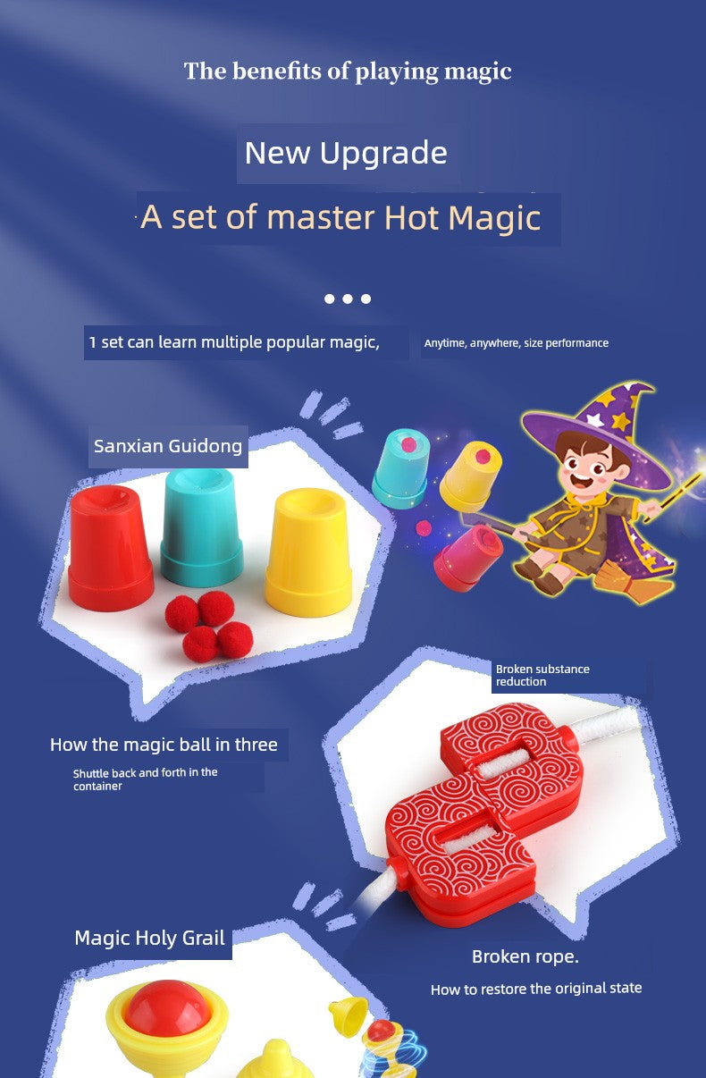 2025 Boy's Toy Hot Online Red Girl Magic Props 7 Children's Birthday Gifts Primary School Students over 6 Years Old