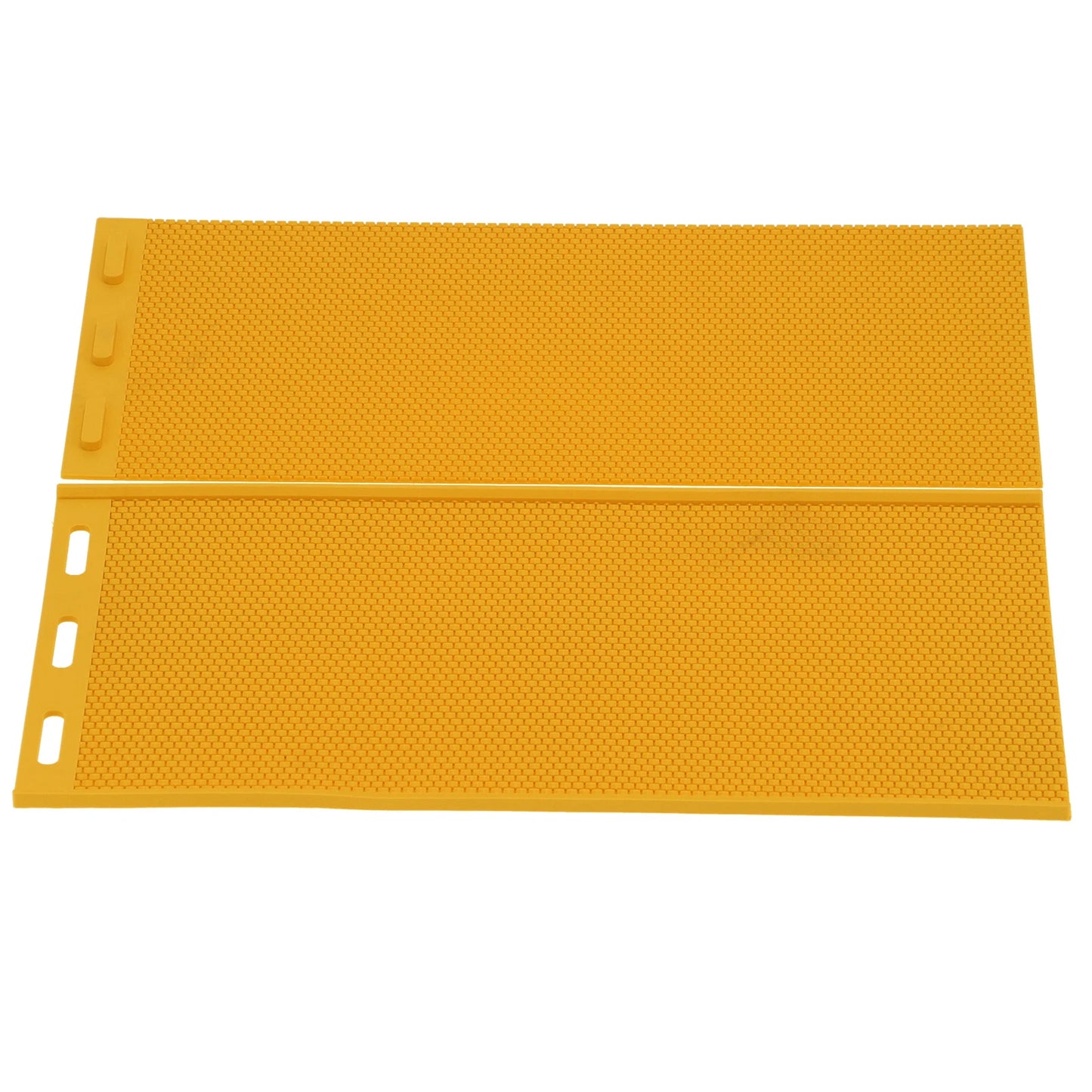 2PCS 5.4mm Beeswax Press Mold DIY Rubber Comb Foundation Sheet Beekeeping Accessory Yellow Beeswax Sheet Beeswax Press Embosser