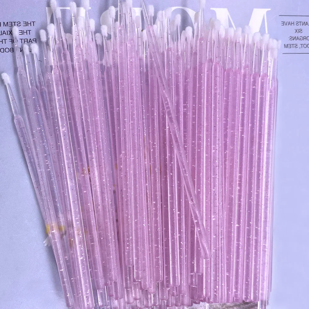 400/800pcs Micro Brush Crystal Lash Removing Swab Microbrush Mascara Wands Applicator Eyelash Extension Makeup brushes Tools