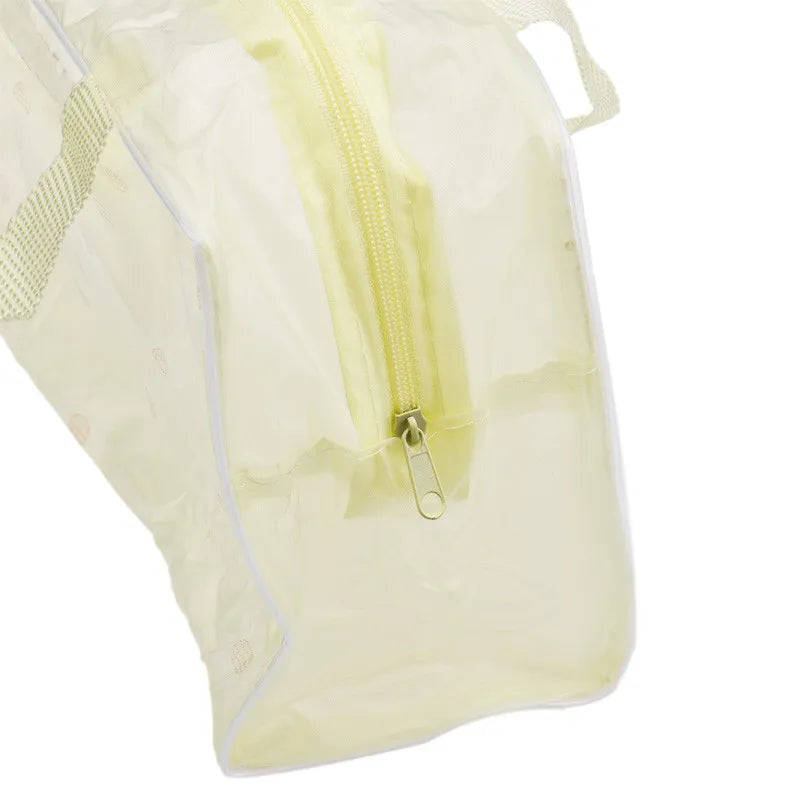 PVC Travel Transparent Cases Clothes Toiletries Storage Bag Box Luggage Towel Suitcase Pouch Zipper Cosmetic Organizer Bags