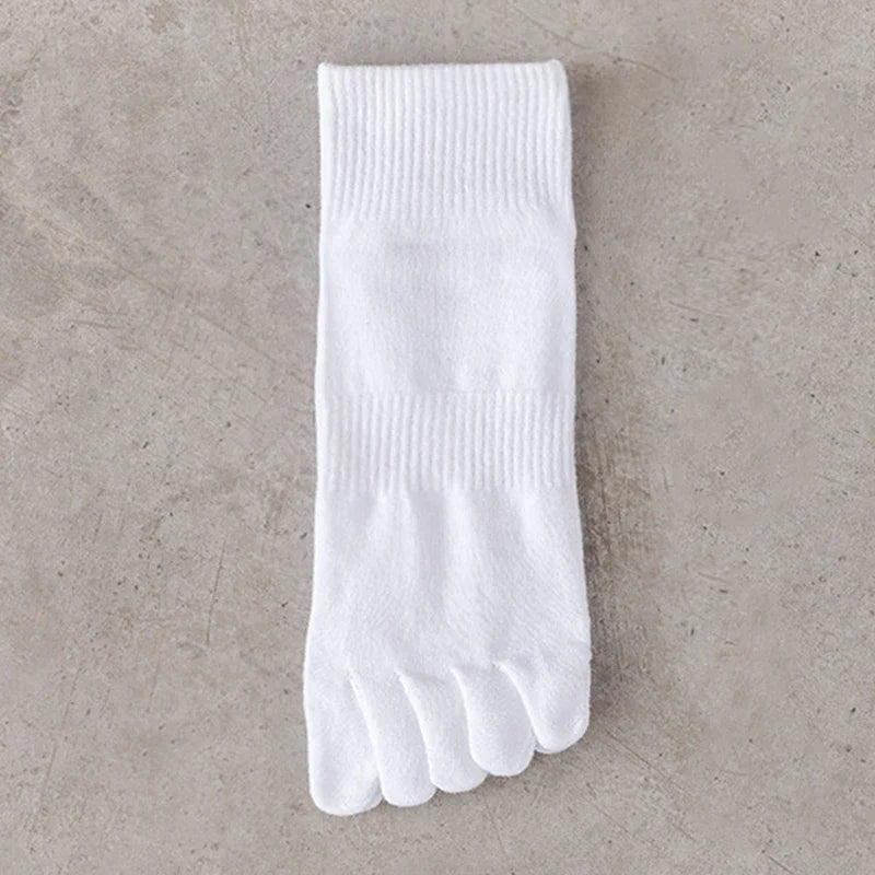 Men's Five Finger Ankle Sport Socks Cotton Breathable Mesh No Show Socks with Toes Fashion Sweat-absorbing High Quality Sokken