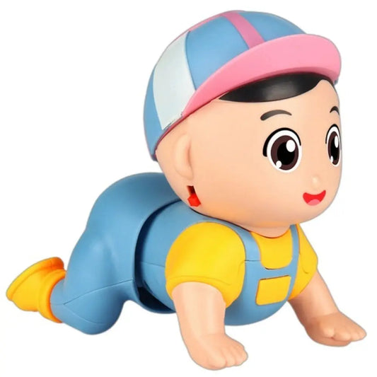 Learning Standing Climbing Electric Crawling Doll Walk With Music Crawling Baby Toys Cute Fun Baby Crawling Doll 0-3-year-old