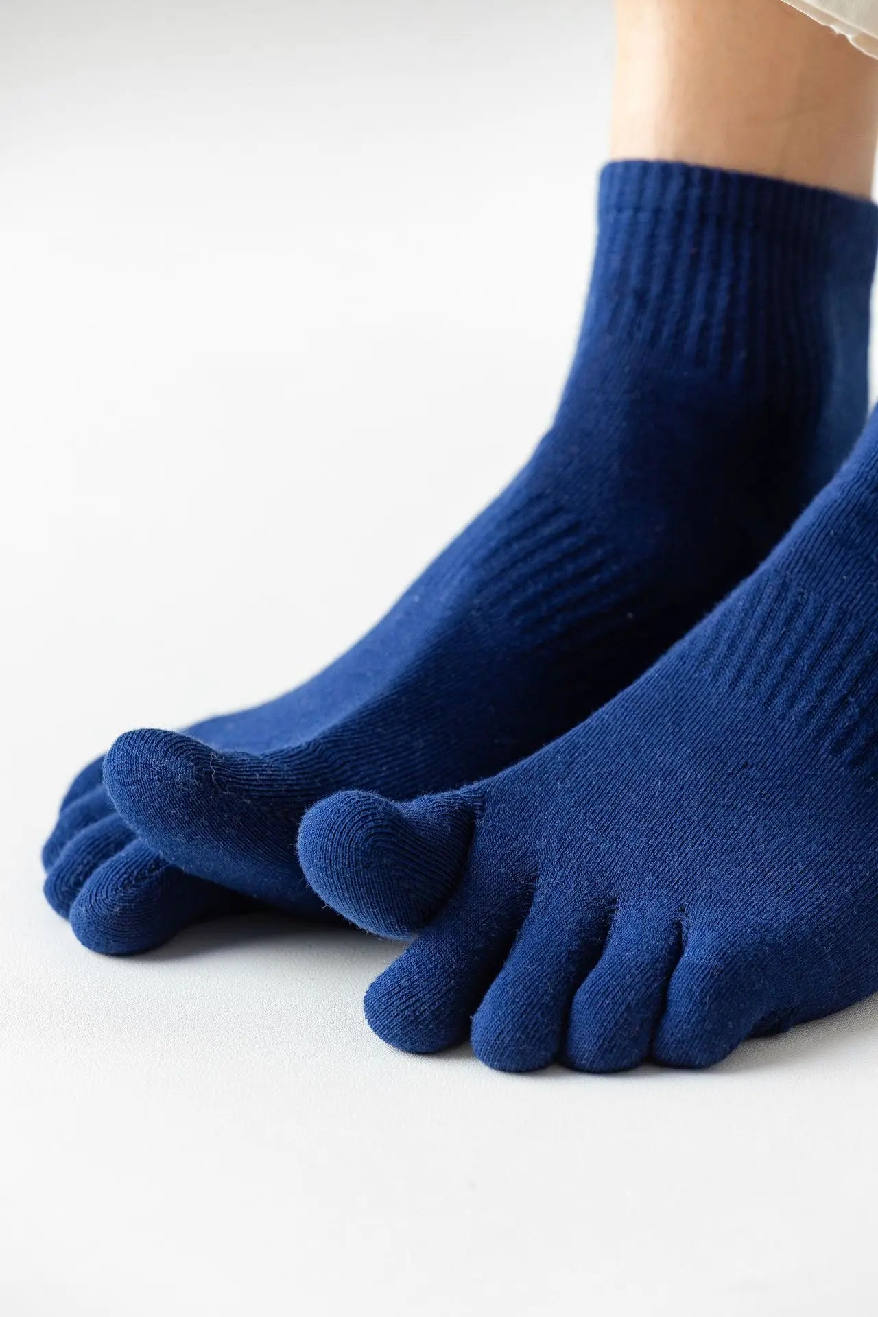 Men's Five Finger Ankle Sport Socks Cotton Breathable Mesh No Show Socks with Toes Fashion Sweat-absorbing High Quality Sokken